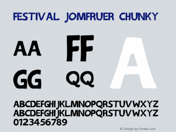 Festival Jomfruer Chunky Version 1.000图片样张