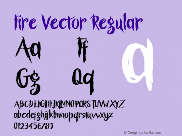 Fire Vector Regular Version 001.001图片样张