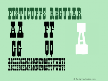 Fisticuffs Regular 1.81231 Font Sample