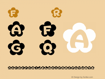 Flower Regular 1.0 Font Sample