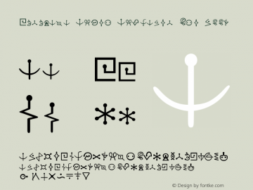 Futurama Alien Alphabet One Font Family Futurama Alien Alphabet One Sans Serif Typeface Fontke Com