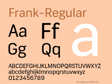 Frank-Regular ☞ Version 001.000;com.myfonts.newlyn.frank.regular.wfkit2.ch5i图片样张
