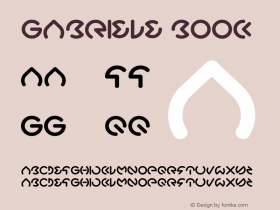 Gabriele Book Version 1.00 November 7, 201 Font Sample