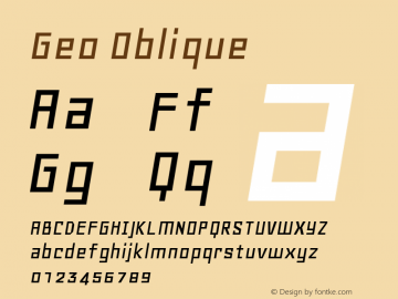 Geo Oblique Version 001.2图片样张