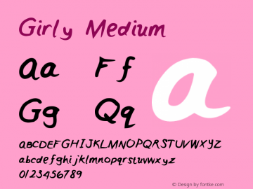 Girly Medium Version 001.000图片样张