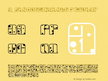 a_GlobusInkBlots Regular 01.02 Font Sample