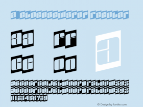 a_GlobusCmSpUp Regular 01.02 Font Sample