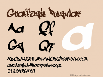 Graffogie Regular Version 1.0 Font Sample