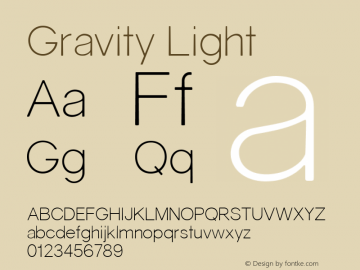 Gravity Light 1图片样张