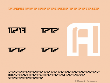 Grease Gun Condensed Condensed Version 1.0; 2012 Font Sample