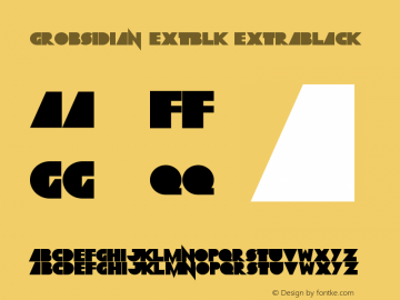 Grobsidian ExtBlk ExtraBlack Version 1.02 2011图片样张