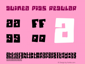 Guinea pigs Regular 2 Font Sample