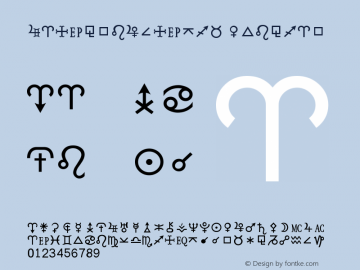 HamburgSymbols Regular 1.02 Thu Aug 25 12:00:00 2005 Font Sample