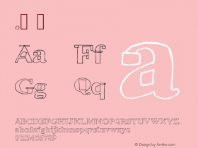 .  Version 1.000 Font Sample