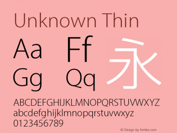 Unknown Thin Version 1.0图片样张