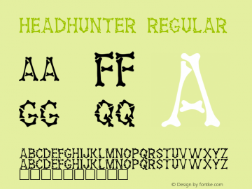Headhunter Regular Altsys Metamorphosis:3/6/92图片样张