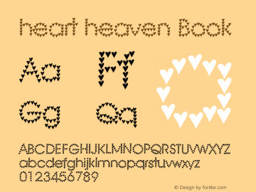 heart heaven Book Version 1.00 July 3, 2008, i Font Sample