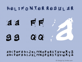 Helifonter Regular version 0002图片样张