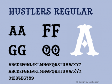 Hustlers Regular Version 001.001图片样张