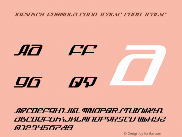 Infinity Formula Cond Italic Cond Italic 1 Font Sample