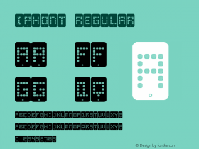 iphont Regular Version 1.0图片样张