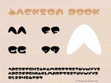 Jackson Book Version 2 Font Sample