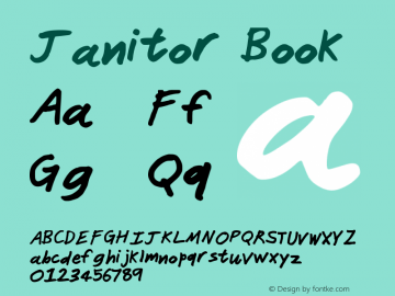 Janitor Book Version 001.000图片样张