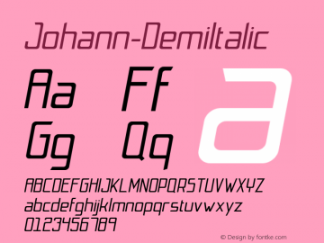 Johann-DemiItalic ☞ com.myfonts.nicetype.johann.demi-italic.wfkit2.3P38 Font Sample