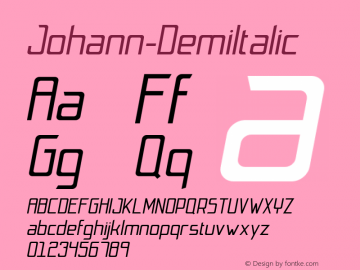 Johann-DemiItalic ☞ com.myfonts.nicetype.johann.demi-italic.wfkit2.3P38图片样张