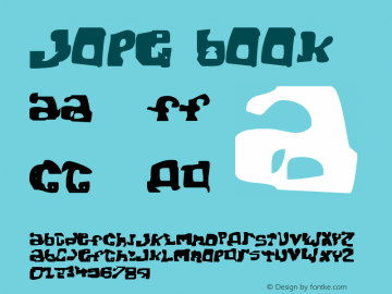 Jope Book Version 2000; 1.0, initial r图片样张