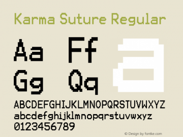 Karma Suture Regular Version 2.000 2004图片样张