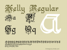 Kelly Regular 001.000 Font Sample