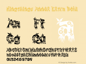 Kingthings Annex Extra Bold Version 1.0图片样张