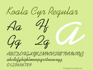 Koala Cyr Regular 001.003图片样张