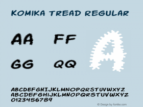 Komika Tread Regular 2.0图片样张