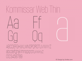 Kommissar Web Thin Version 1.1 2011图片样张