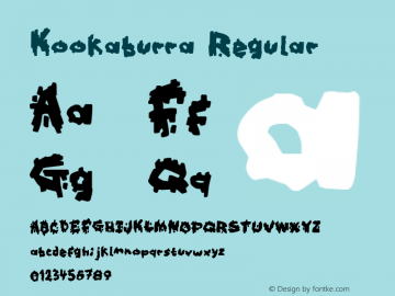 Kookaburra Regular 2 Font Sample