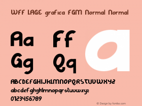 WFF LAGE grafica FGM Normal Normal Version Macromedia Fontograp图片样张
