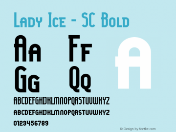 Lady Ice - SC Bold 1.0图片样张