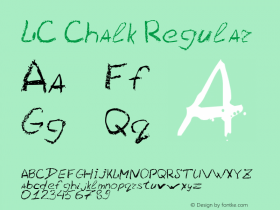 LC Chalk Regular Version 0.0; 2000; initial release图片样张