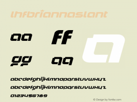 LHFBriannaSlant ☞ (1.0);com.myfonts.letterheadfonts.lhf-brianna.slant.wfkit2.3zA4 Font Sample