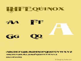 LHFEquinox ☞ (1.0);com.myfonts.letterheadfonts.lhf-equinox.lhf-equinox.wfkit2.3z9R图片样张