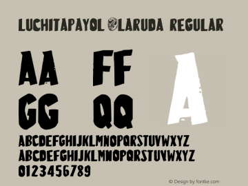LuchitaPayol-LaRuda Regular 1.0图片样张