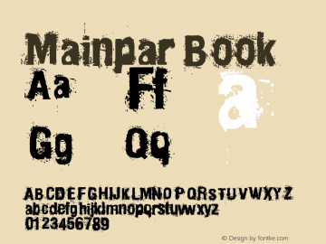 Mainpar Book Version 1.00 March 28, 2005,图片样张