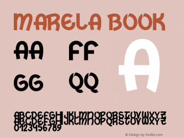 Marela Book Version 1.2 Font Sample