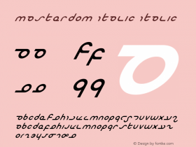Masterdom Italic Italic 1图片样张