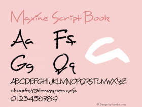 Maxine Script Book Version 1.0图片样张