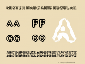 Mister Haddaris Regular 1.681234图片样张