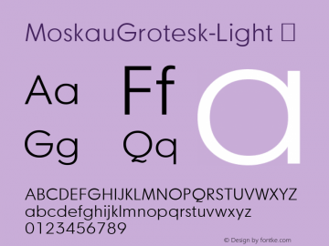 MoskauGrotesk-Light ☞ 1.000;com.myfonts.easy.letter-edit.moskau-grotesk.light.wfkit2.version.4h2f Font Sample