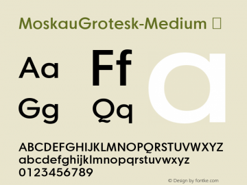 MoskauGrotesk-Medium ☞ 1.000;com.myfonts.easy.letter-edit.moskau-grotesk.medium.wfkit2.version.4h2h Font Sample